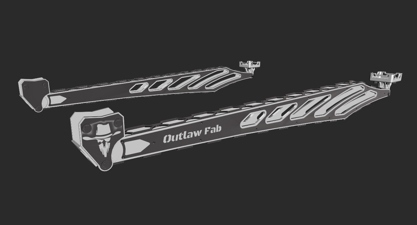 Outlaw Fab Rear Track Bars