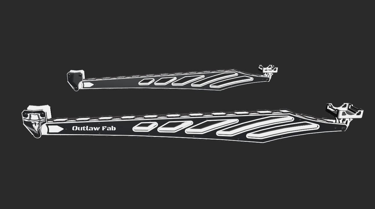 Outlaw Fab Rear Track Bars