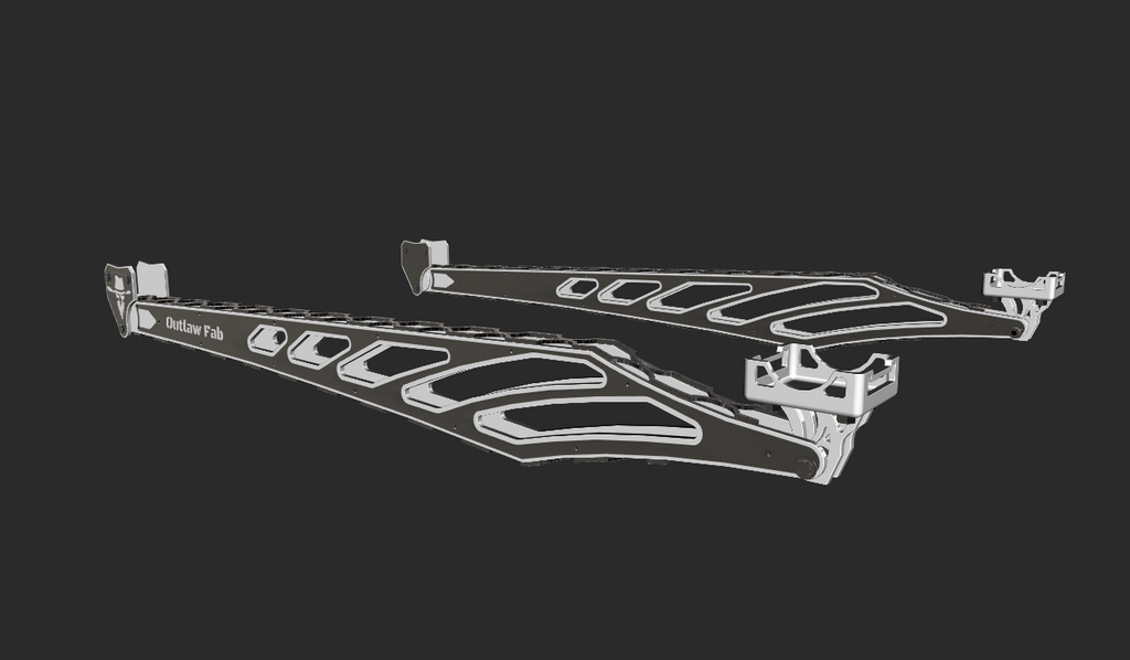 Outlaw Fab Rear Track Bars