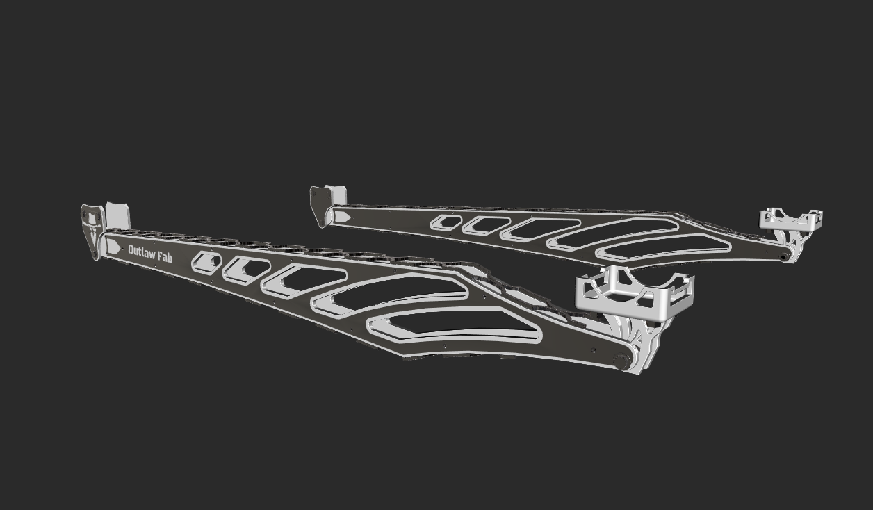 Outlaw Fab Rear Track Bars