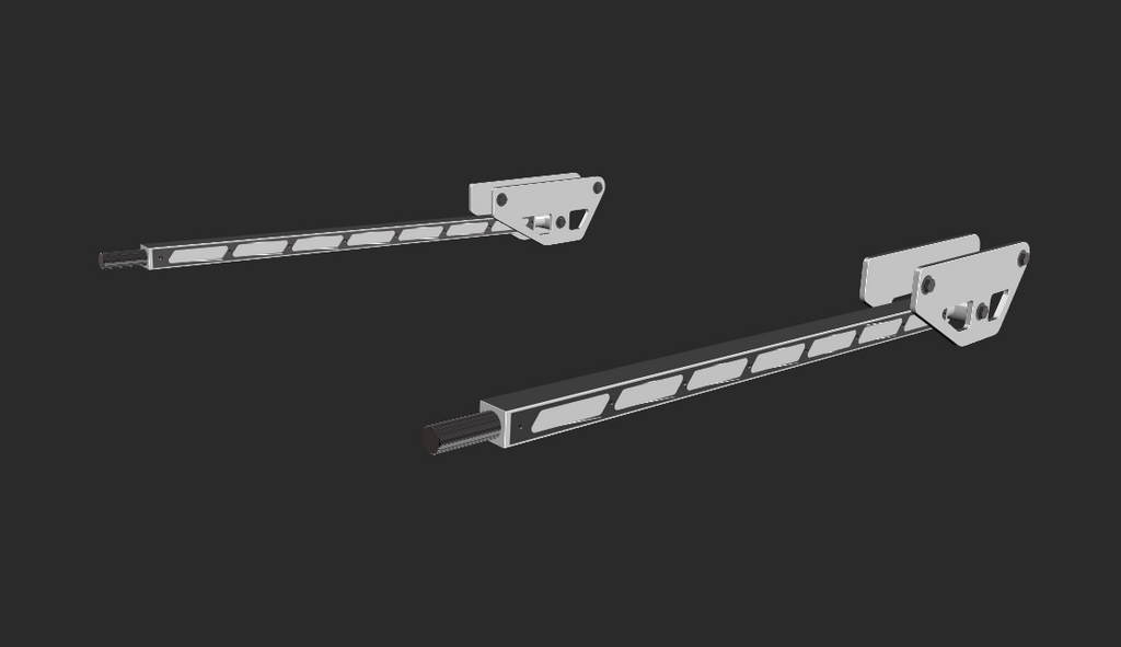 Front Torsion bars and mounts with overlays