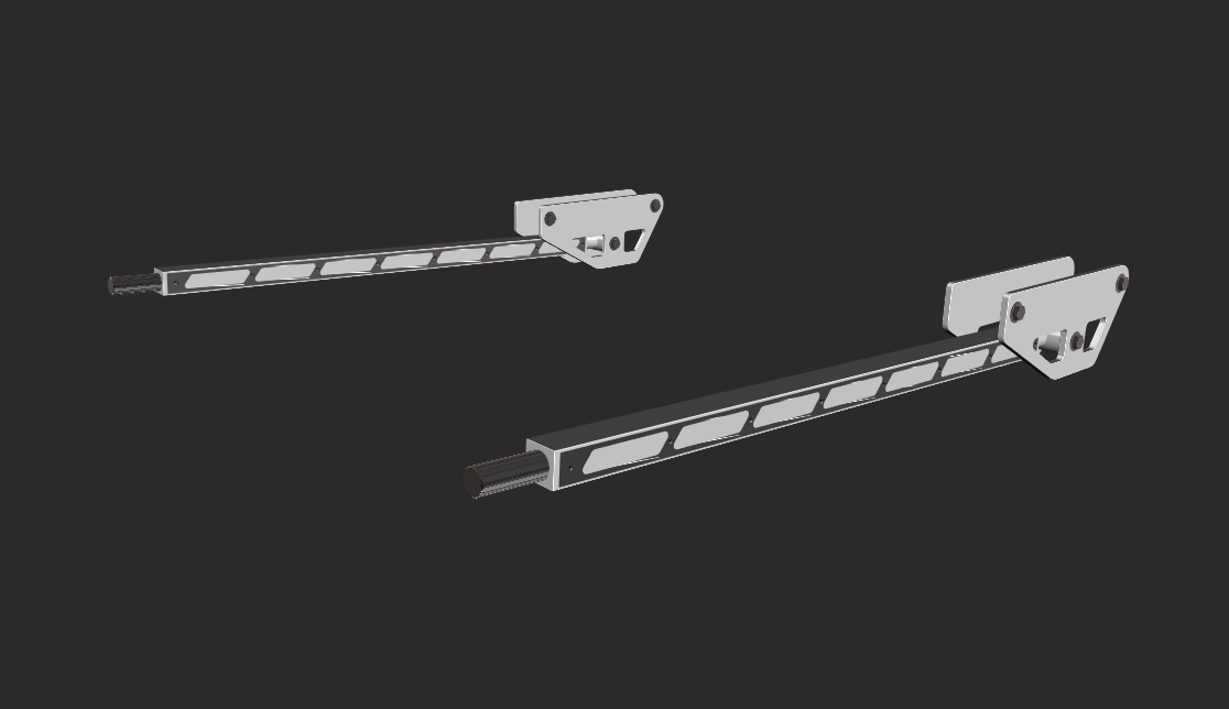 Front Torsion bars and mounts with overlays