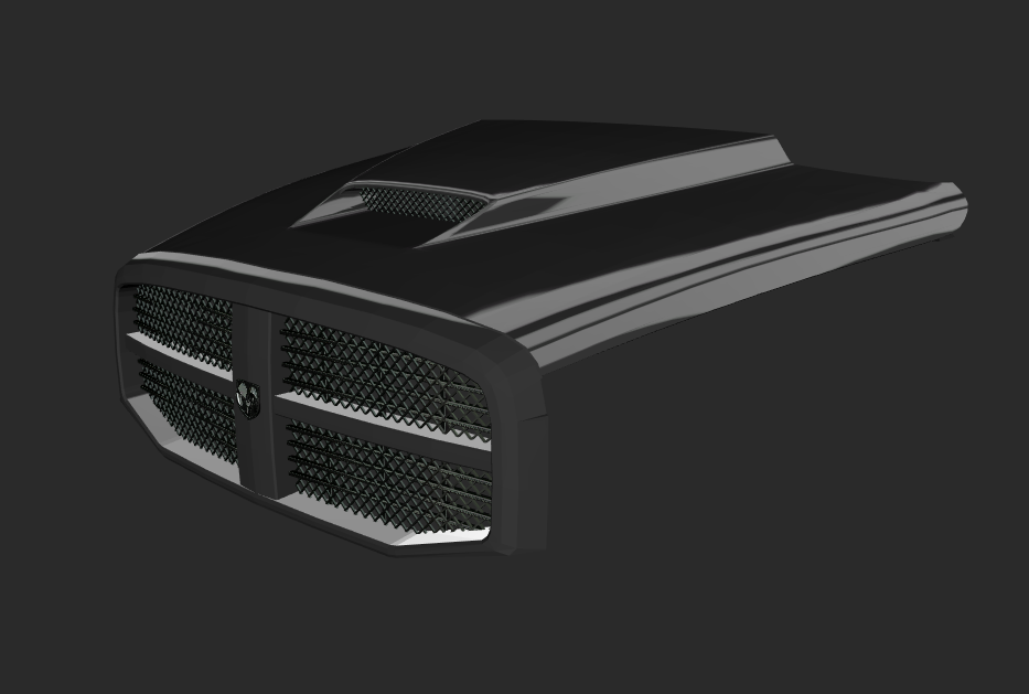 3rd gen Cummins SRT-10 Hood