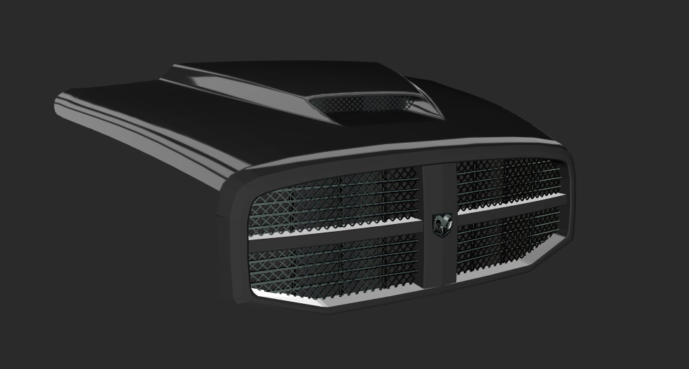 3rd gen Cummins SRT-10 Hood