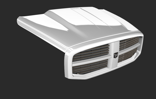 3rd gen Cummins Cowl indented hood
