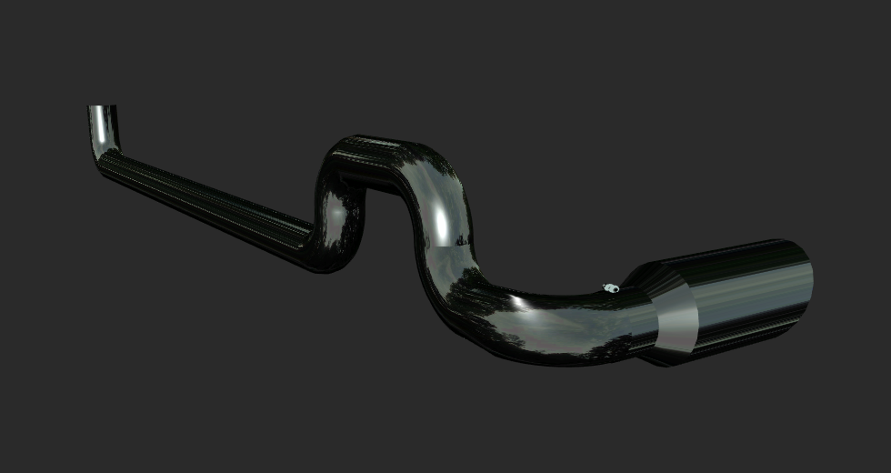 Polished Elbow with Tip