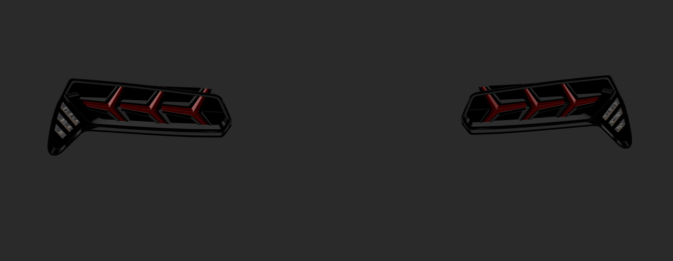 C7 Corvette Tails (Aventador style)