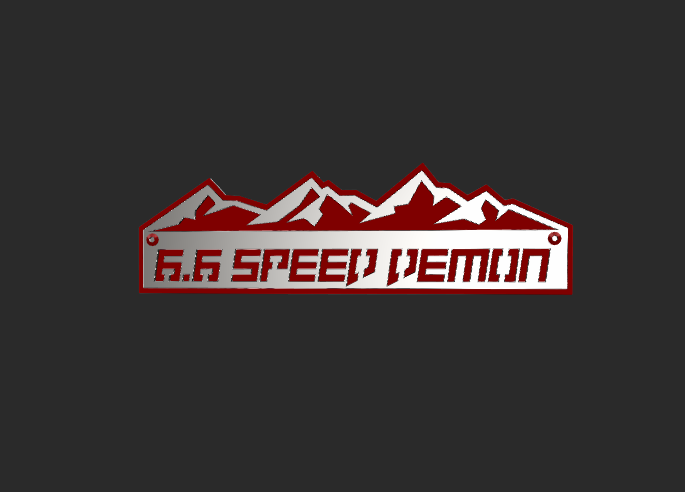 6.6 Speed Demon High Country Badge