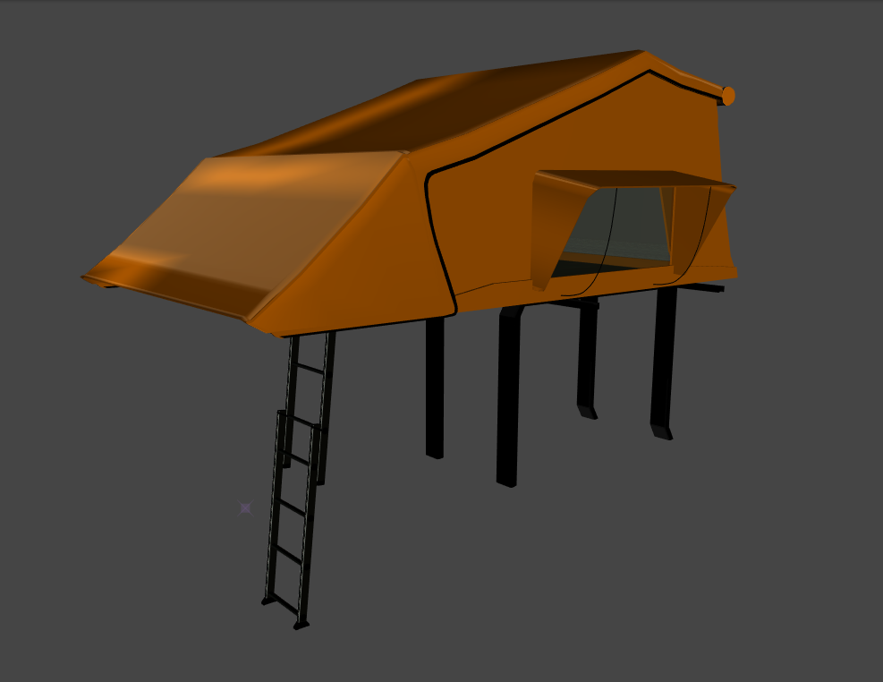 Overland bed tent