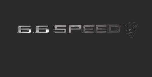 6.6 Speed Demon Chrome Emblem