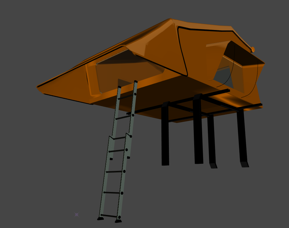 Overland bed tent