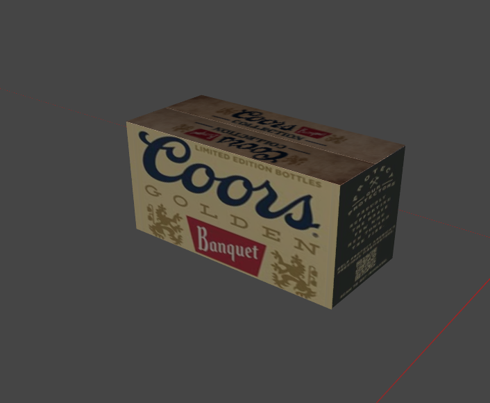 Coors Banquet Beer Box