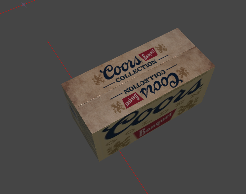 Coors Banquet Beer Box