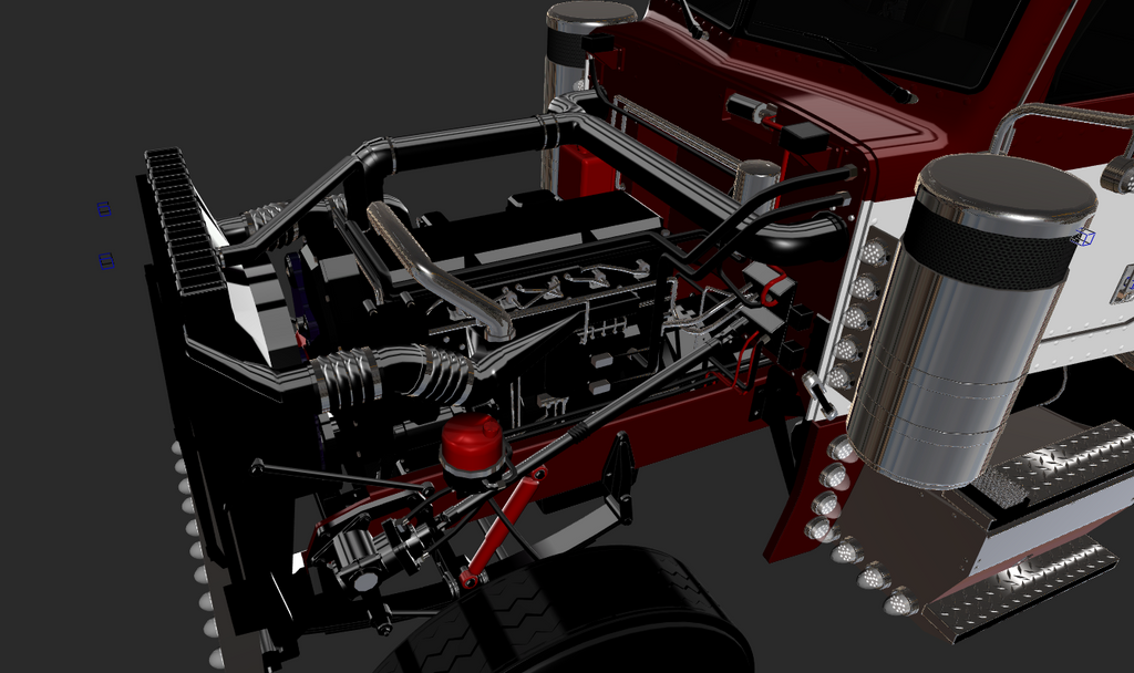Peterbilt 389 Daycab Model