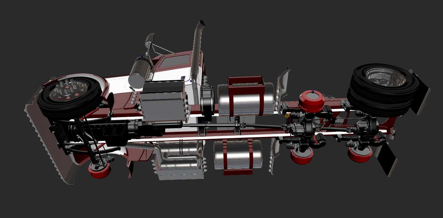 Peterbilt 389 Daycab Model