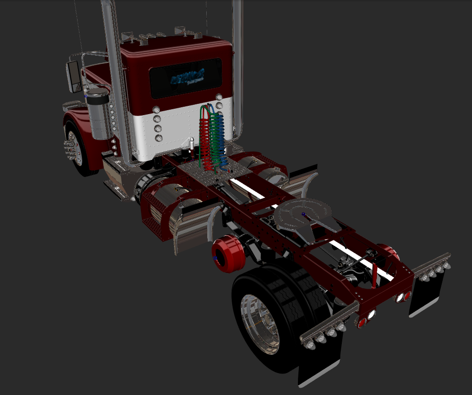 Peterbilt 389 Daycab Model