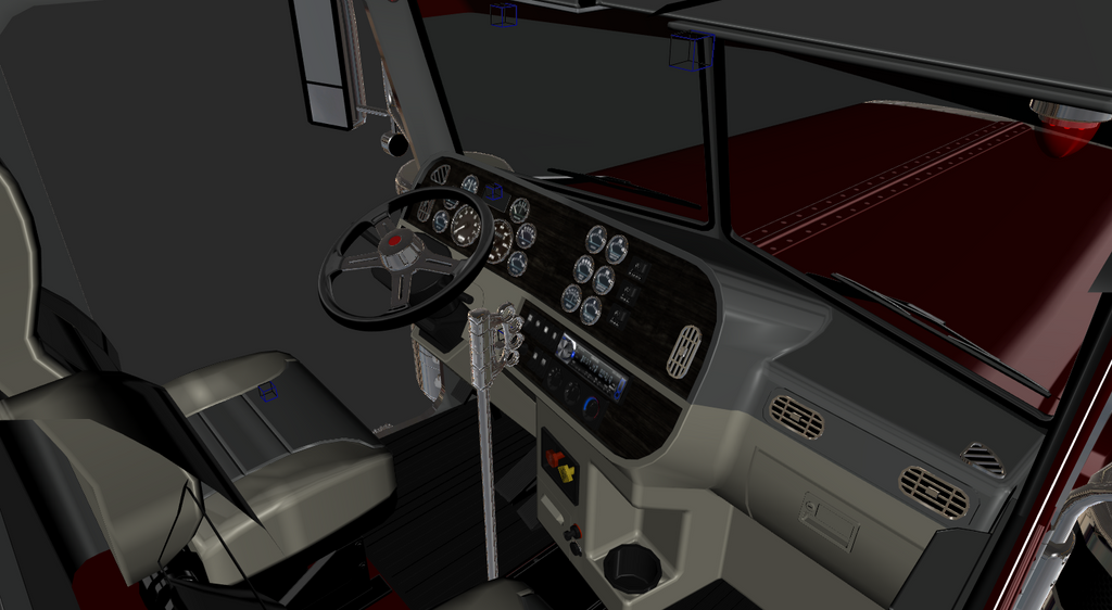 Peterbilt 389 Daycab Model