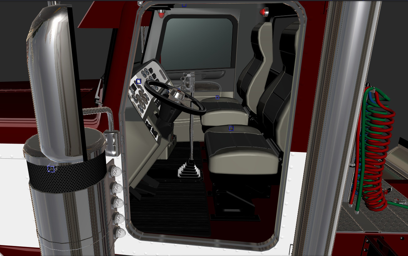 Peterbilt 389 Daycab Model