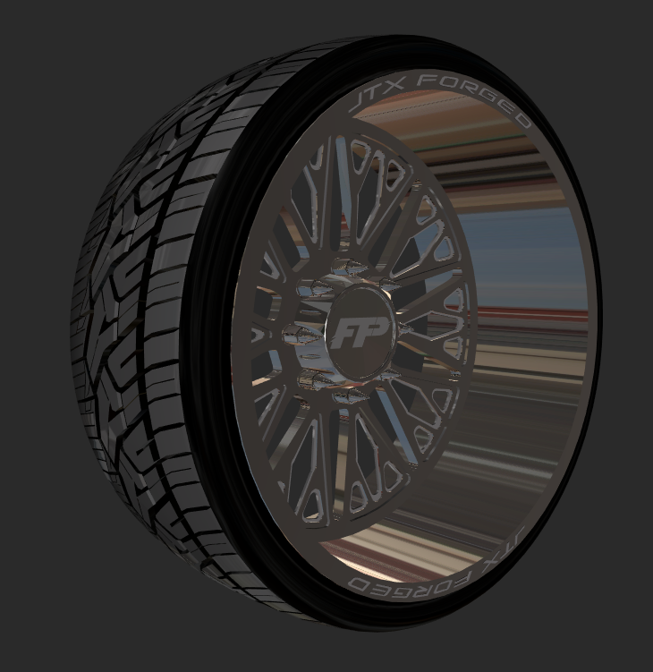 FP JTX Wheels Chrome