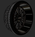 FP JTX Wheels Gloss Black