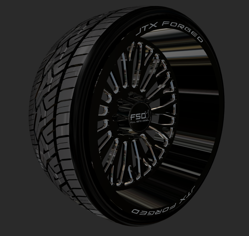 FSD JTX Wheels Gloss Black