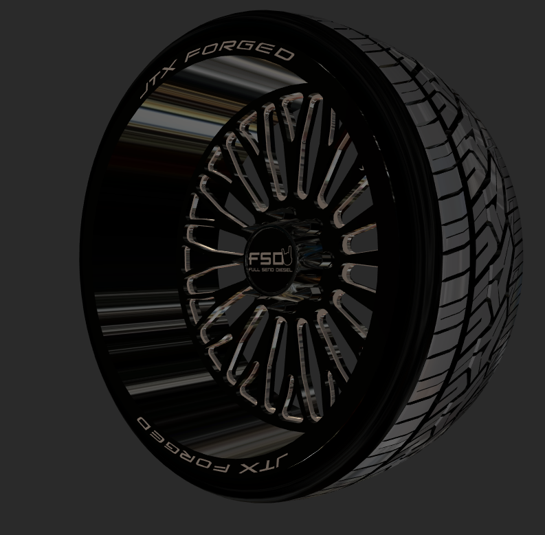 FSD JTX Wheels Gloss Black