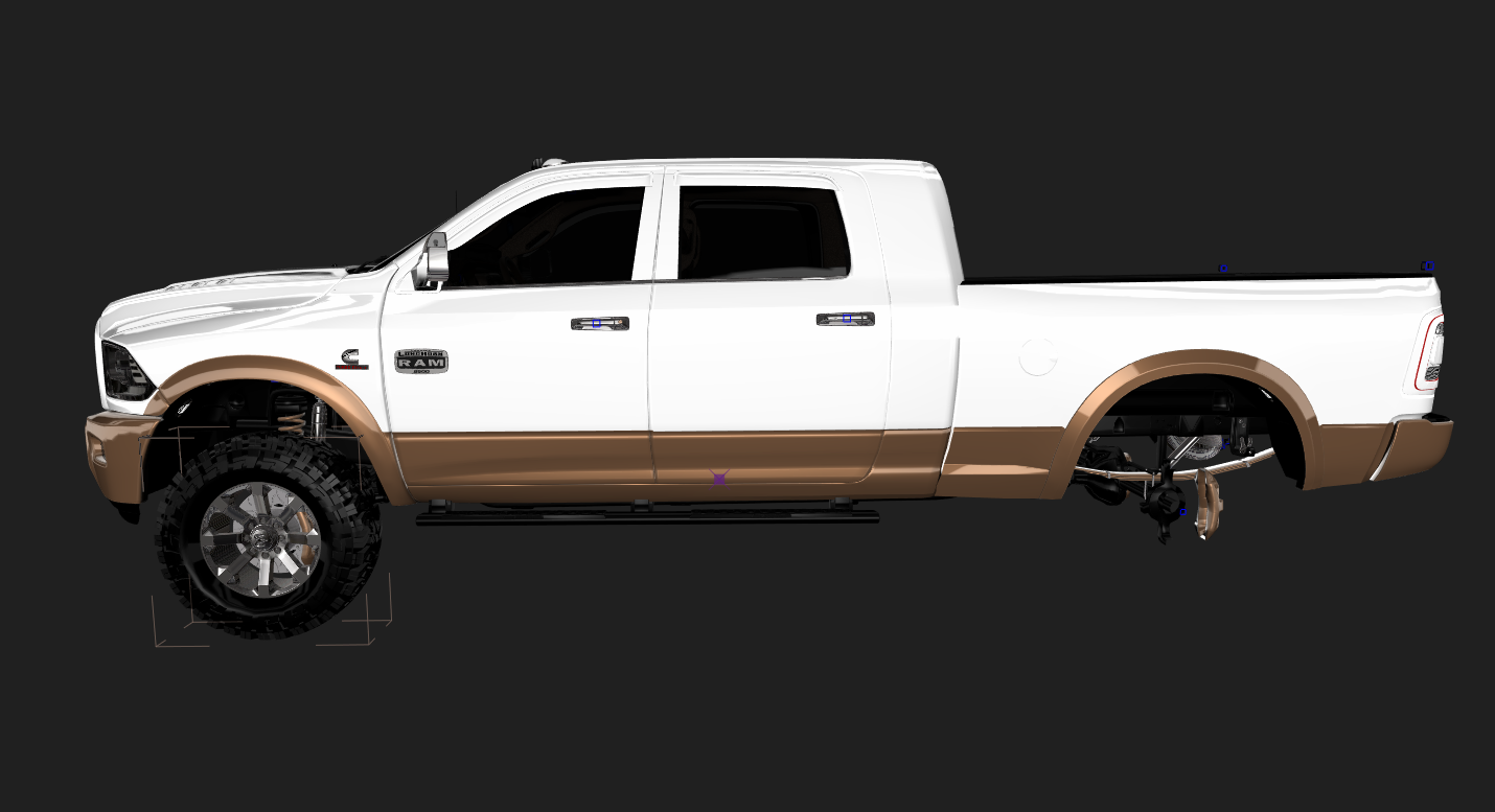 2010 - 2018 Ram 2500 Laramie Longhorn MEGACAB Model