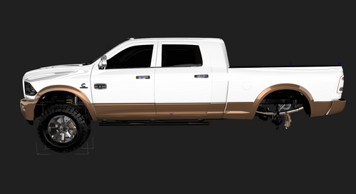 2010 - 2018 Ram 2500 Laramie Longhorn MEGACAB Model