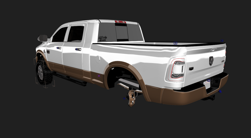 2010 - 2018 Ram 2500 Laramie Longhorn MEGACAB Model