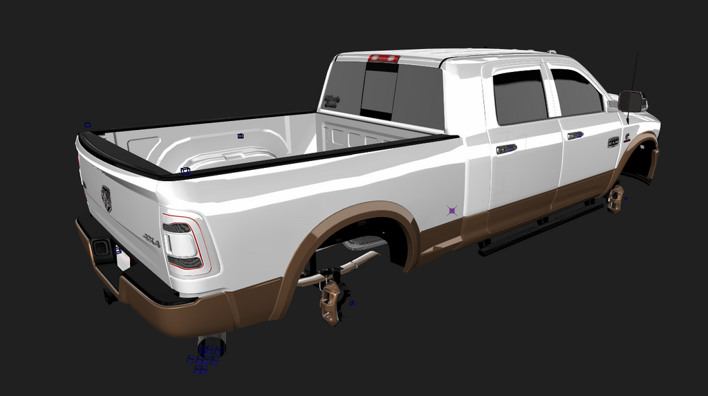 2010 - 2018 Ram 2500 Laramie Longhorn MEGACAB Model
