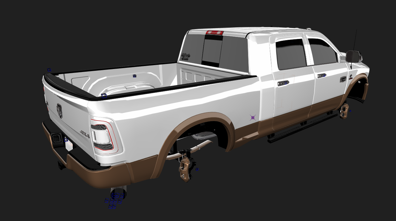 2010 - 2018 Ram 2500 Laramie Longhorn MEGACAB Model