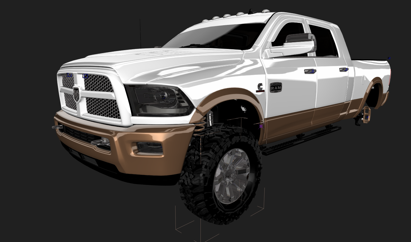 2010 - 2018 Ram 2500 Laramie Longhorn MEGACAB Model