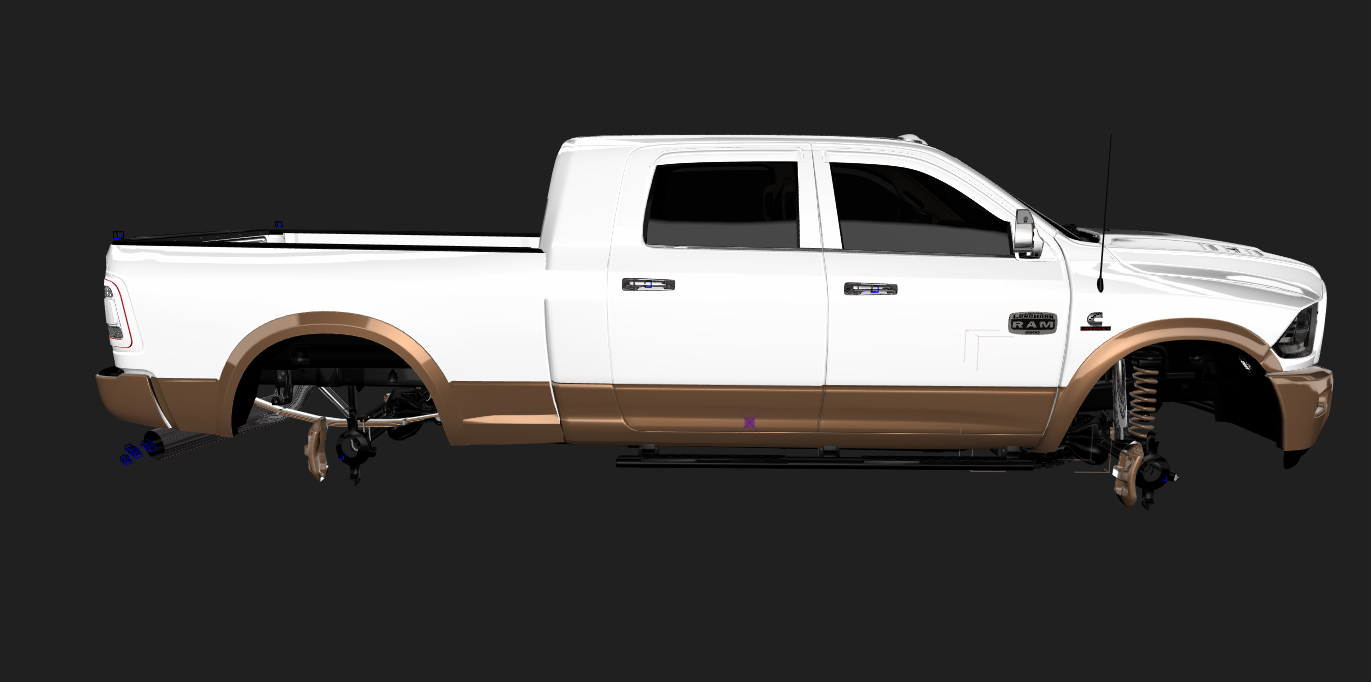 2010 - 2018 Ram 2500 Laramie Longhorn MEGACAB Model