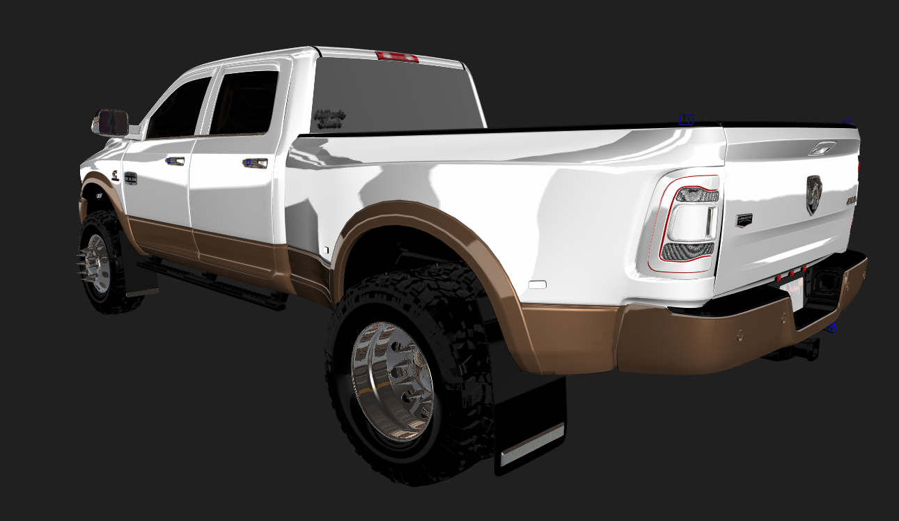 2010 - 2018 Ram 2500 Laramie Longhorn Dually Model