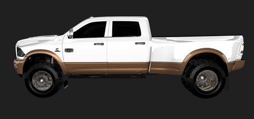 2010 - 2018 Ram 2500 Laramie Longhorn Dually Model