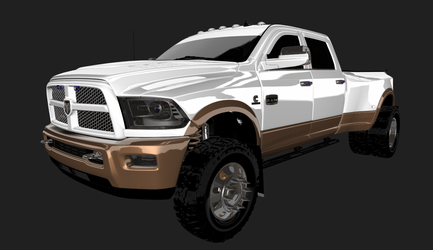 2010 - 2018 Ram 2500 Laramie Longhorn Dually Model