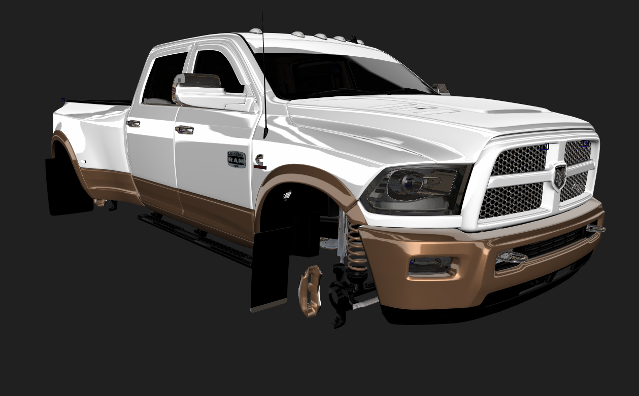 2010 - 2018 Ram 2500 Laramie Longhorn Dually Model