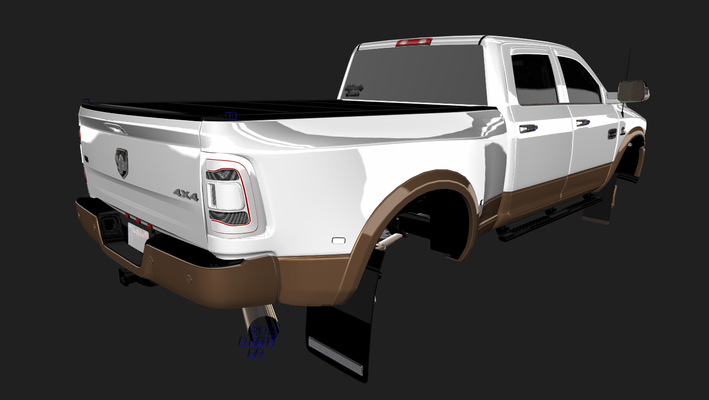 2010 - 2018 Ram 2500 Laramie Longhorn Dually Model