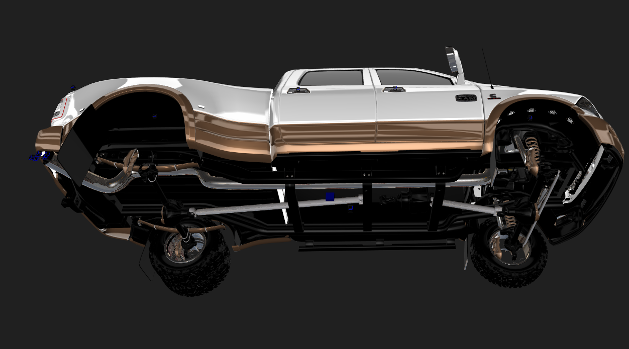 2010 - 2018 Ram 2500 Laramie Longhorn Dually Model
