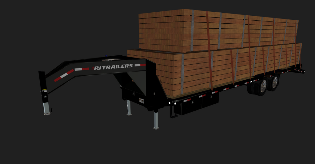 PJ Gooseneck Trailer Model