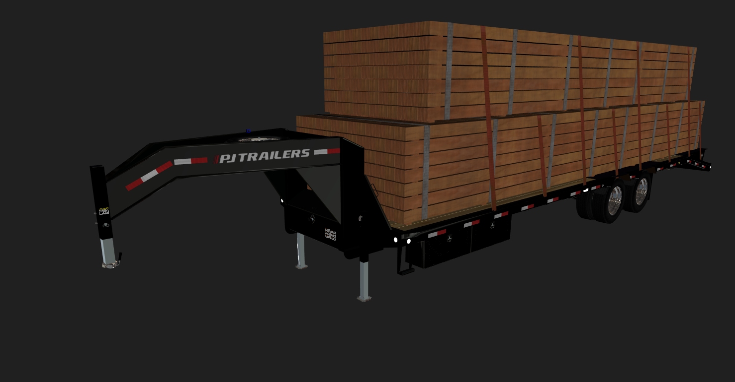 PJ Gooseneck Trailer Model