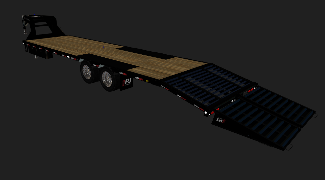 PJ Gooseneck Trailer Model