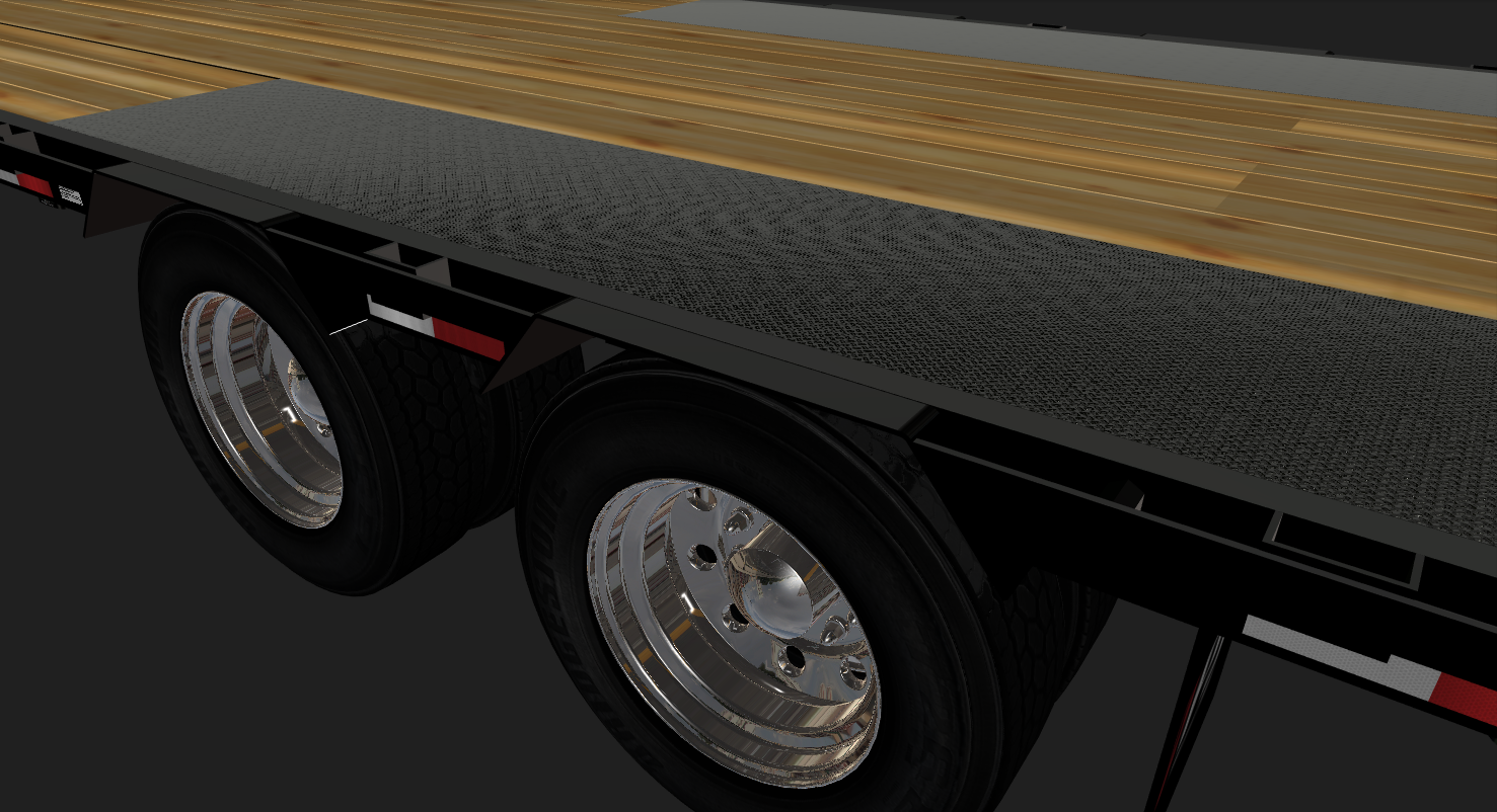 PJ Gooseneck Trailer Model