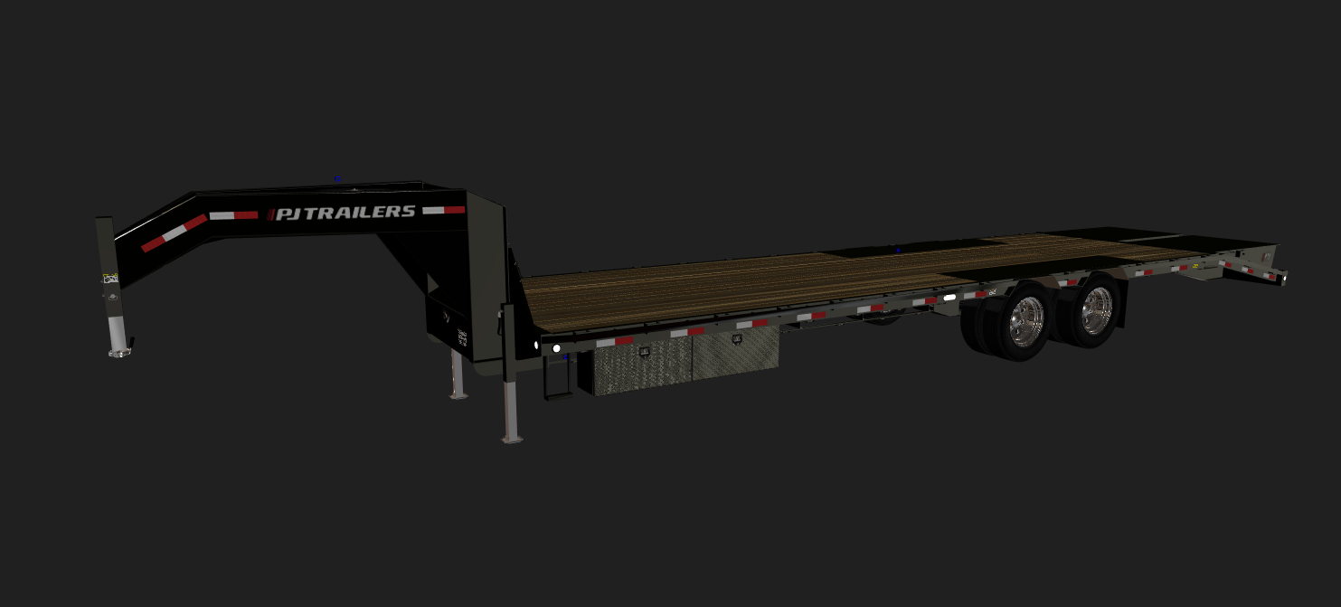 PJ Gooseneck Trailer Model