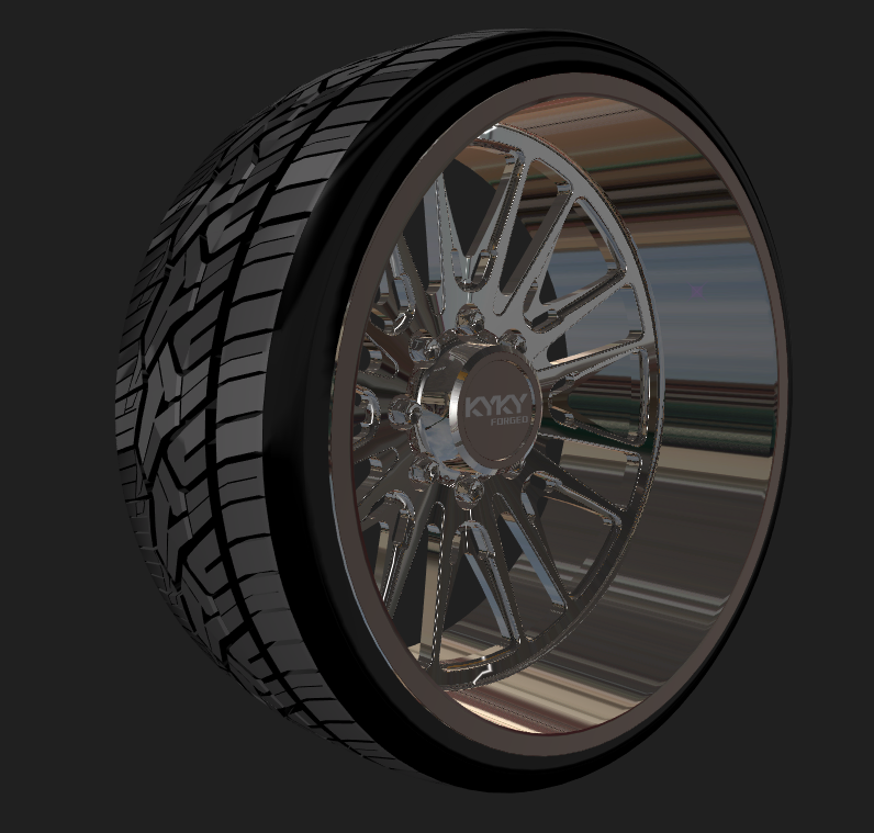KYKY Forged Notch Chrome