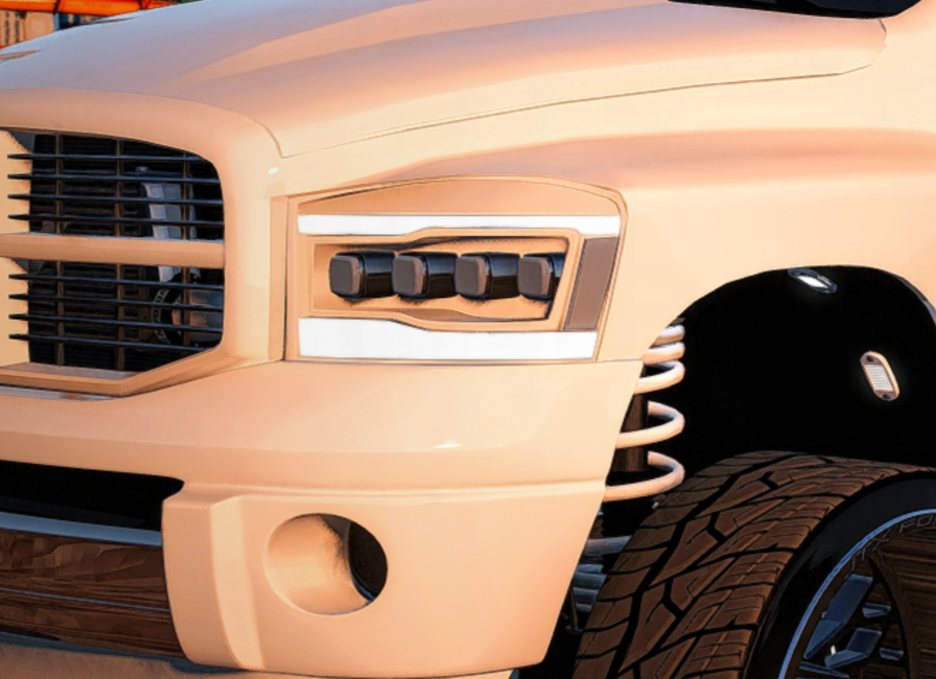 3G Ram Alpharex Head Lights